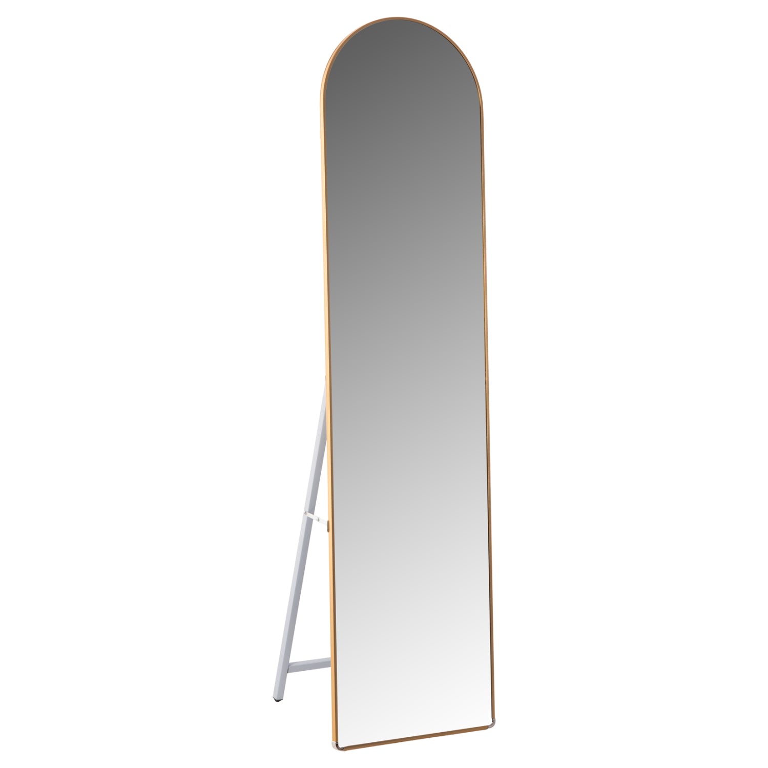 FLOOR STANDING MIRROR JOELY HM9578.30 ALUMINUM FRAME IN GOLD COLOR 40x31x160Hcm.