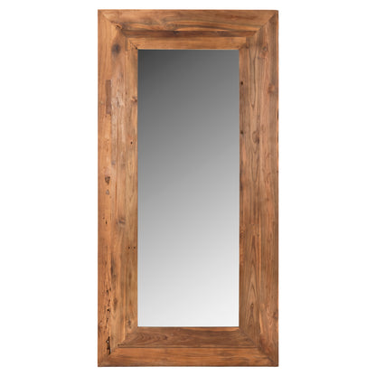 WALL MIRROR YORKSHIRE HM4269 RECYCLED TEAK WOOD FRAME 160x230cm.