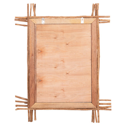 WALL MIRROR TWIGGER HM4442 DRIFTWOOD IN NATURAL COLOR 80x15x100Hcm.