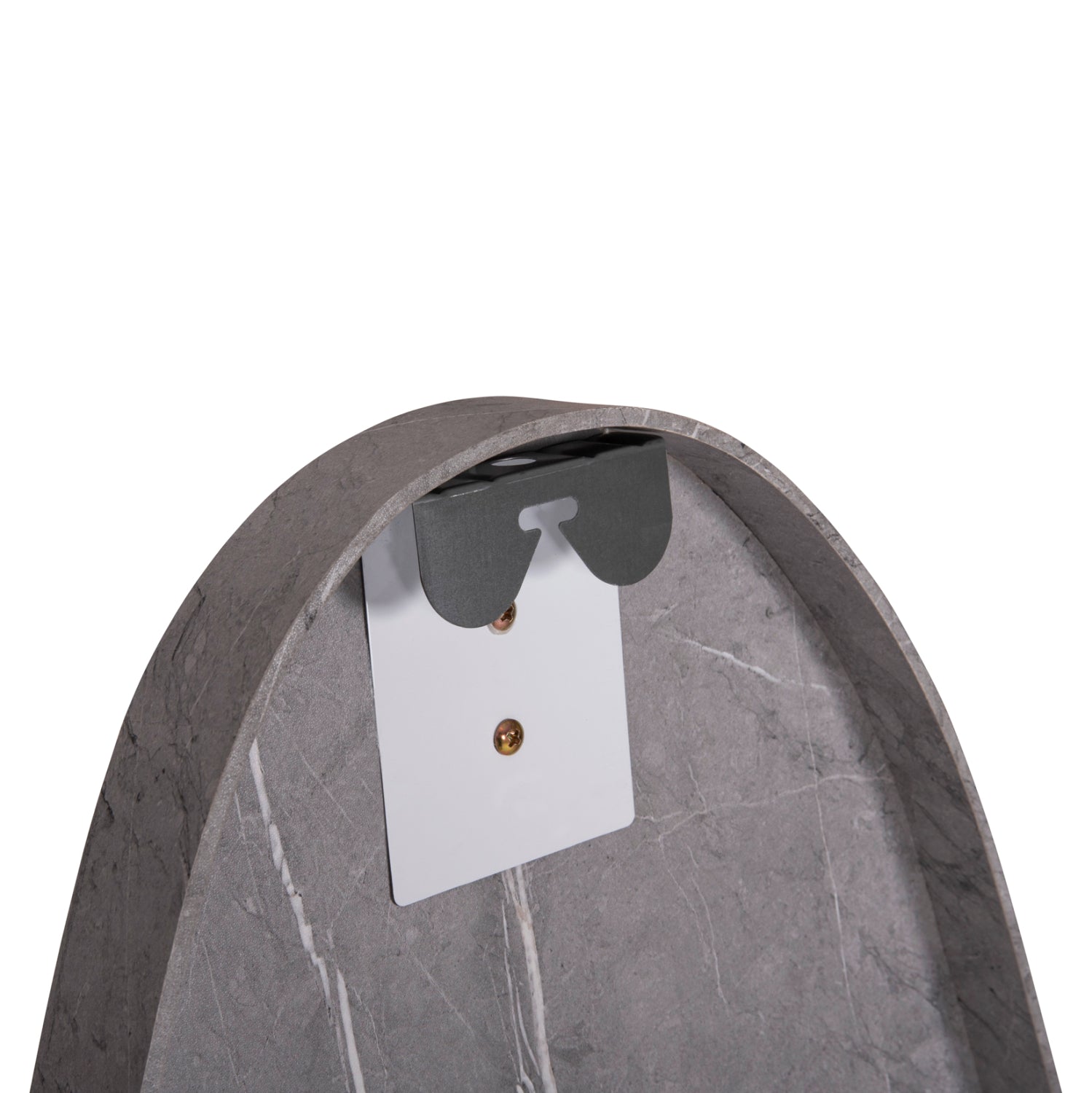 WALL MIRROR CRITHER HM4486.02 MDF FRAME IN GREY MARBLE COLORING 49x140Hcm.