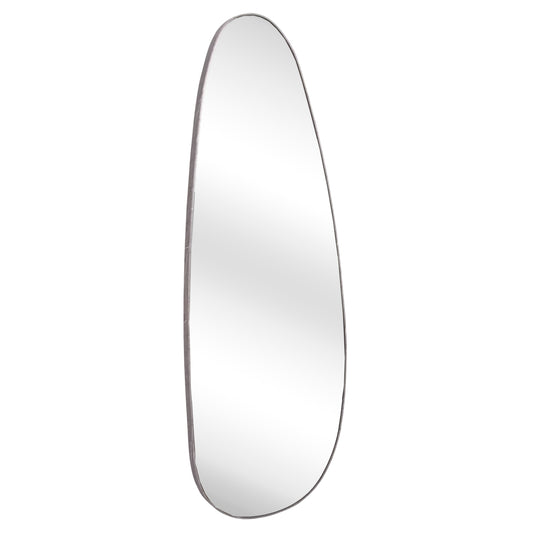 WALL MIRROR CRITHER HM4486.02 MDF FRAME IN GREY MARBLE COLORING 49x140Hcm.