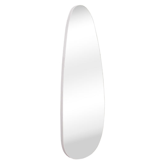 WALL MIRROR CRITHER HM4486.12 MDF FRAME IN WHITE COLORING 49x140Hcm.