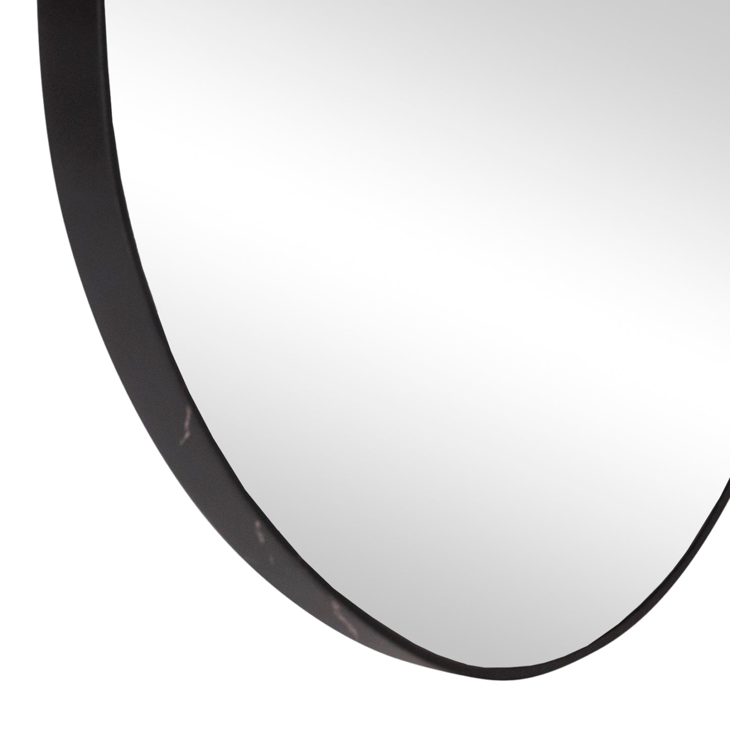 WALL MIRROR DROP HM4488.01 MDF FRAME IN BLACK MARBLE COLORING 50x80Hcm.