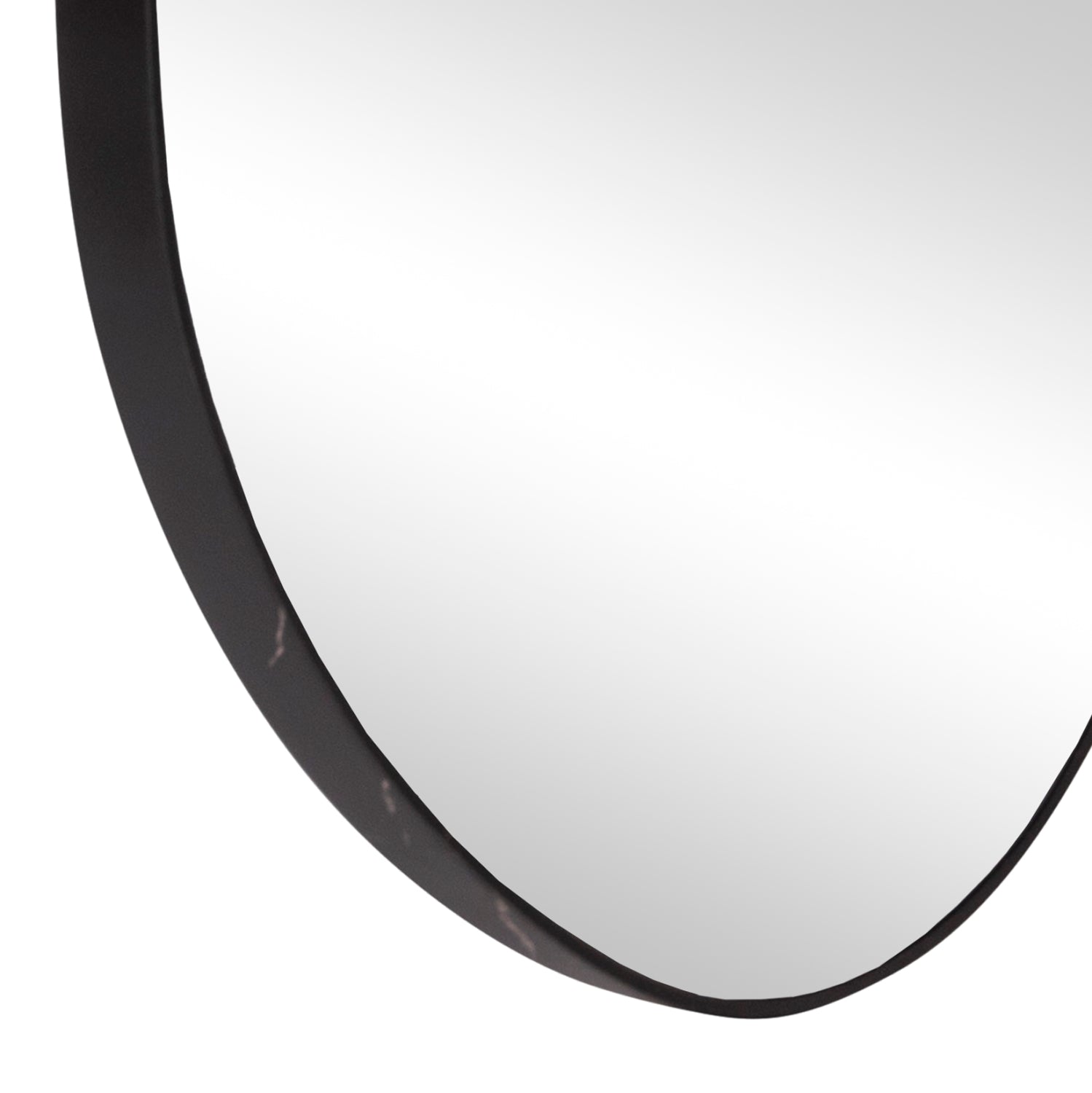 WALL MIRROR DROP HM4488.01 MDF FRAME IN BLACK MARBLE COLORING 50x80Hcm.