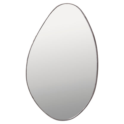 WALL MIRROR DROP HM4488.02 MDF FRAME IN GREY MARBLE COLORING 50x80Hcm.