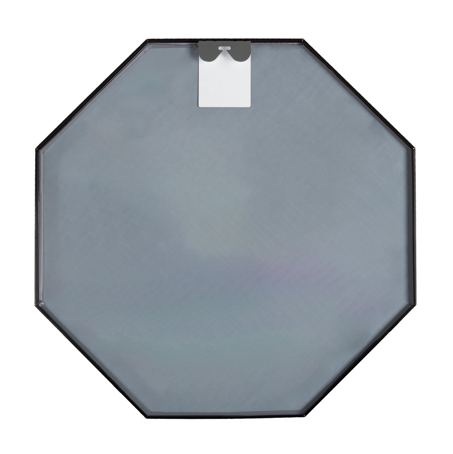 WALL MIRROR SERIES ARCHER HM4499.01 OCTAGON ALUMINUM FRAME IN BLACK Φ74cm.