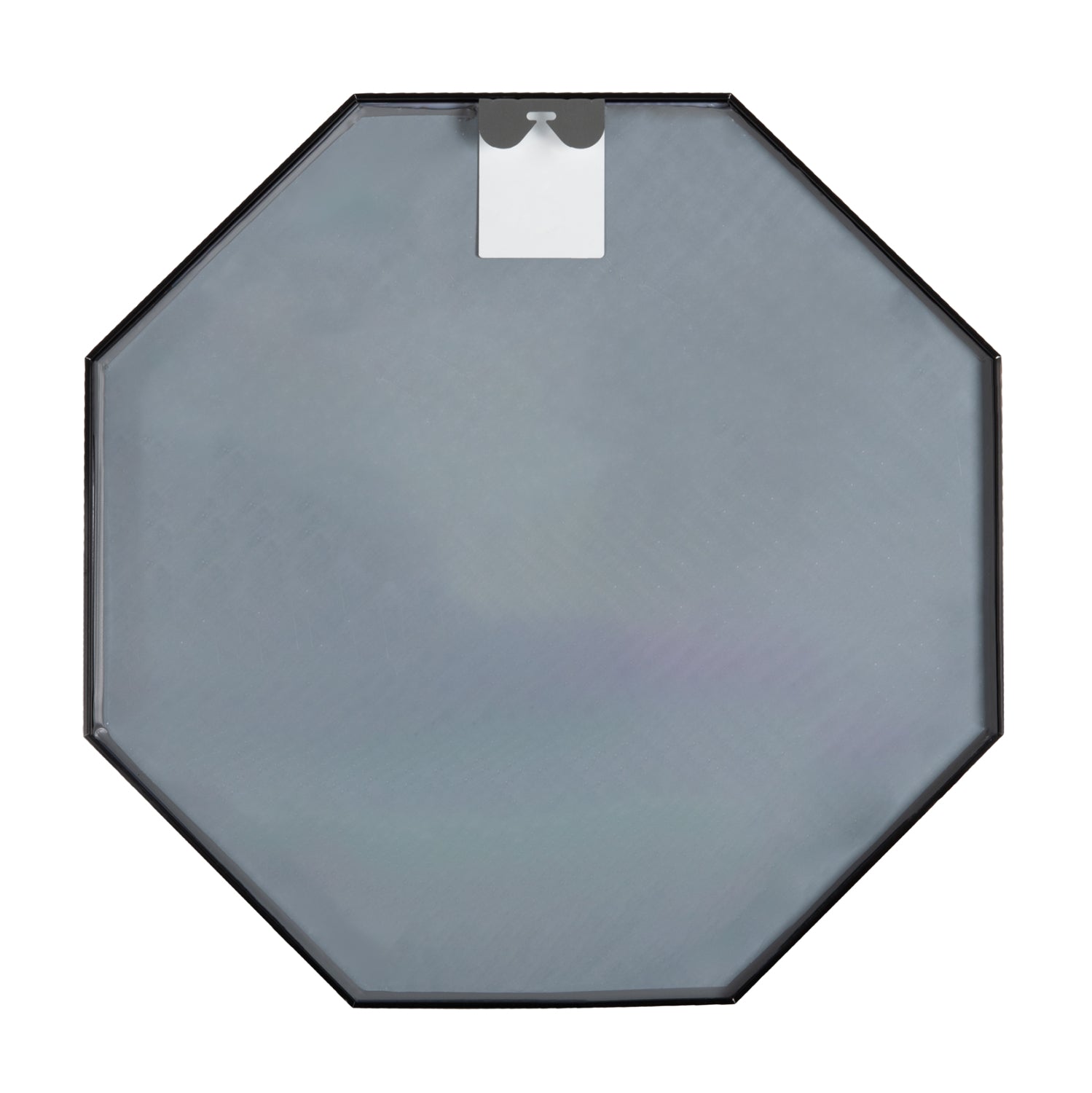 WALL MIRROR SERIES ARCHER HM4499.01 OCTAGON ALUMINUM FRAME IN BLACK Φ74cm.