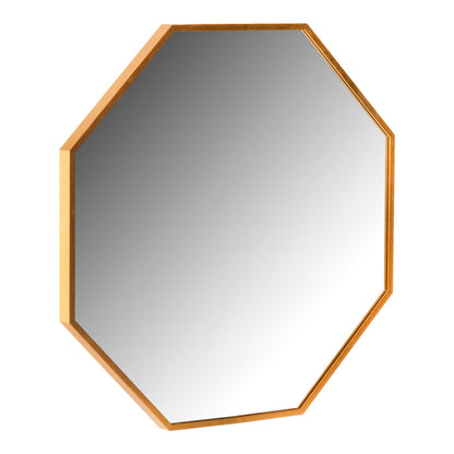 WALL MIRROR SERIES ARCHER HM4499.30 OCTAGON ALUMINUM FRAME IN GOLDEN Φ74cm.