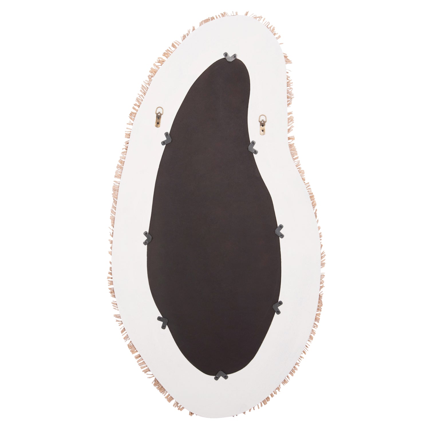 WALL MIRROR SERIES SANTORINI HM4525 MDF IN OFF WHITE-DECOR IN BEIGE 62x1,8x120Hcm.