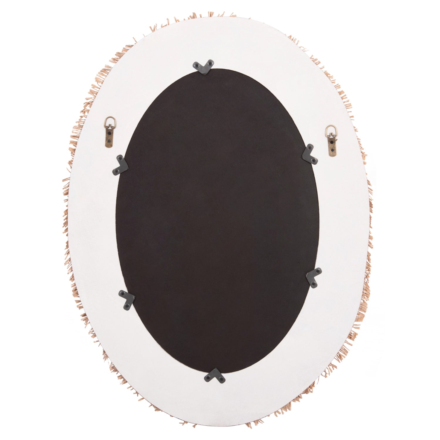WALL MIRROR SERIES SANTORINI HM4528 MDF IN OFF WHITE-DECOR IN BEIGE 60x2x80Hcm.