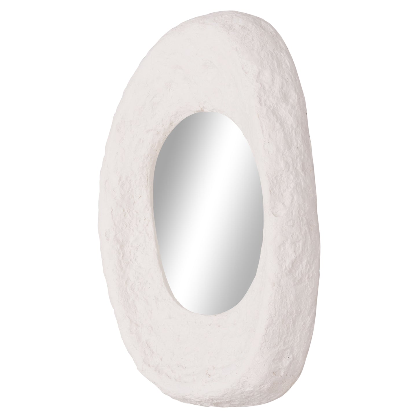 WALL MIRROR RIFFE HM4695.02 FIBER CEMENT IN WHITE 60x13x85Hcm