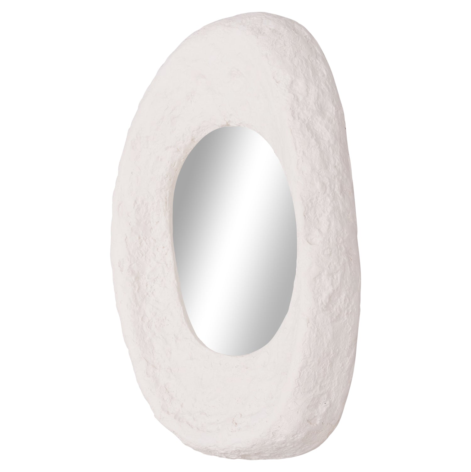 WALL MIRROR RIFFE HM4695.02 FIBER CEMENT IN WHITE 60x13x85Hcm