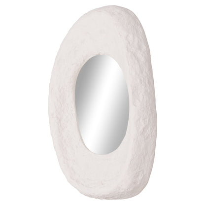 WALL MIRROR RIFFE HM4695.02 FIBER CEMENT IN WHITE 60x13x85Hcm