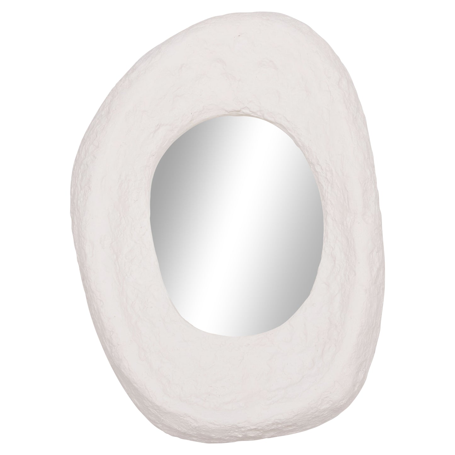 WALL MIRROR RIFFE HM4695.02 FIBER CEMENT IN WHITE 60x13x85Hcm