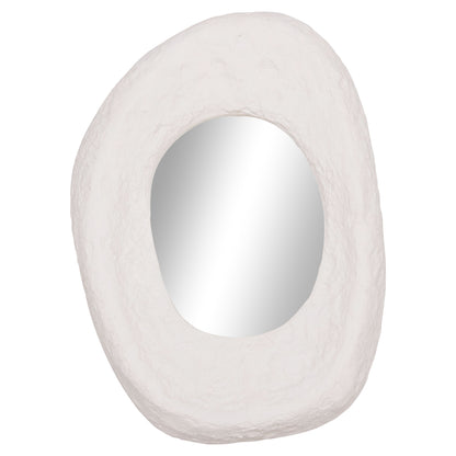 WALL MIRROR RIFFE HM4695.02 FIBER CEMENT IN WHITE 60x13x85Hcm