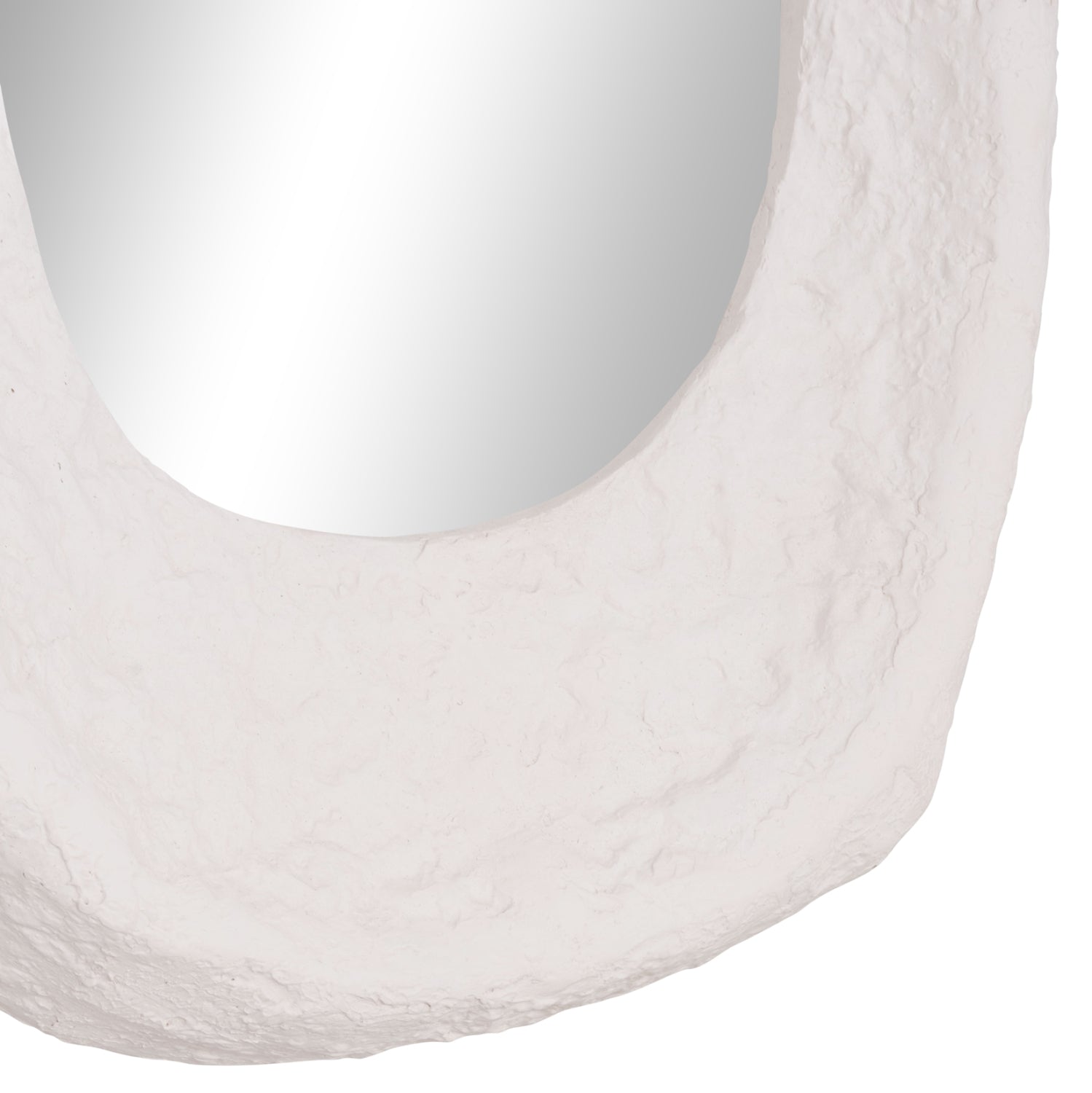 WALL MIRROR RIFFE HM4695.02 FIBER CEMENT IN WHITE 60x13x85Hcm