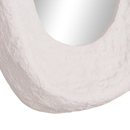 WALL MIRROR RIFFE HM4695.02 FIBER CEMENT IN WHITE 60x13x85Hcm