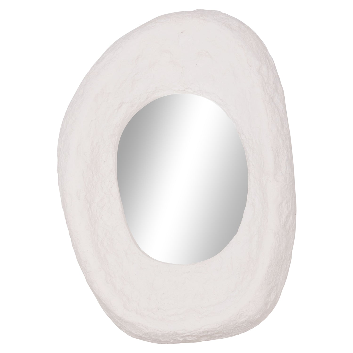 WALL MIRROR RIFFE HM4695.02 FIBER CEMENT IN WHITE 60x13x85Hcm