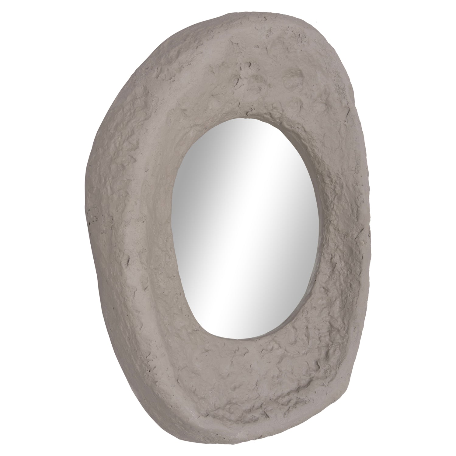 WALL MIRROR RIFFE HM4695.03 FIBER CEMENT IN GREY 60x13x85Hcm