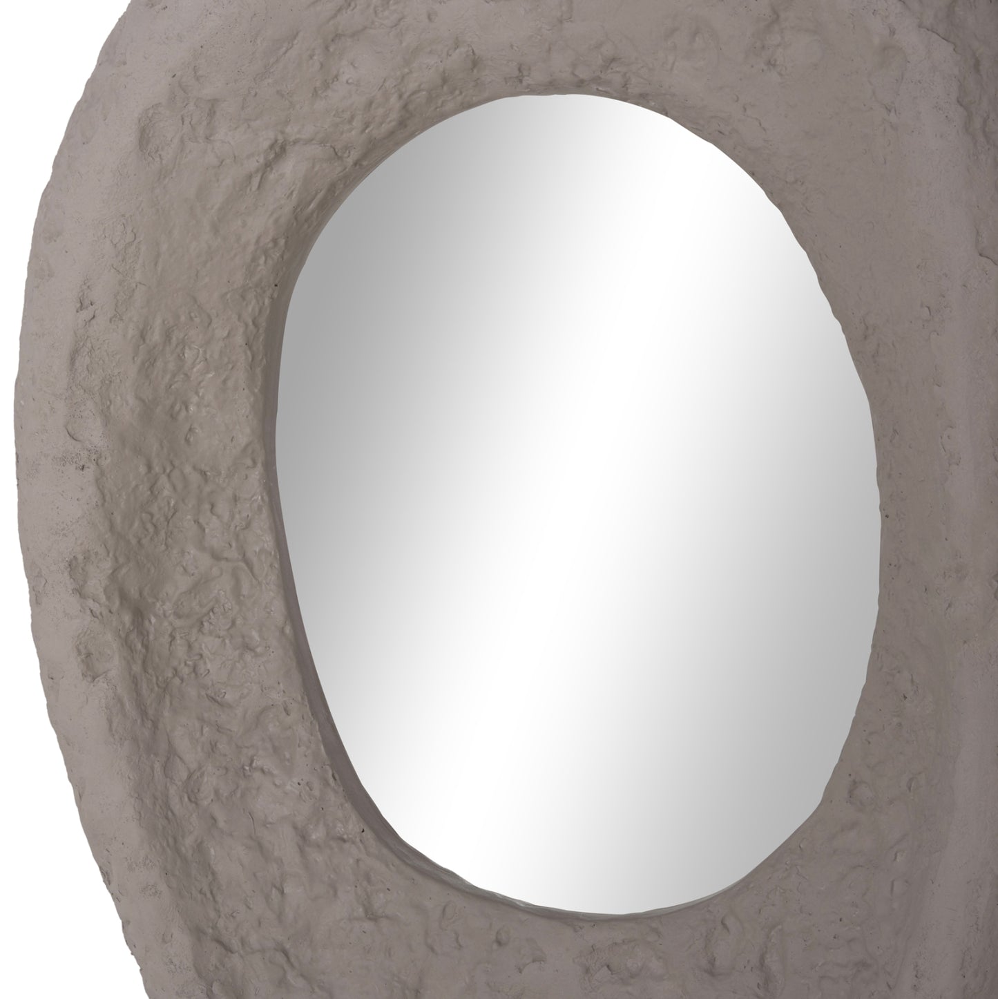 WALL MIRROR RIFFE HM4695.03 FIBER CEMENT IN GREY 60x13x85Hcm
