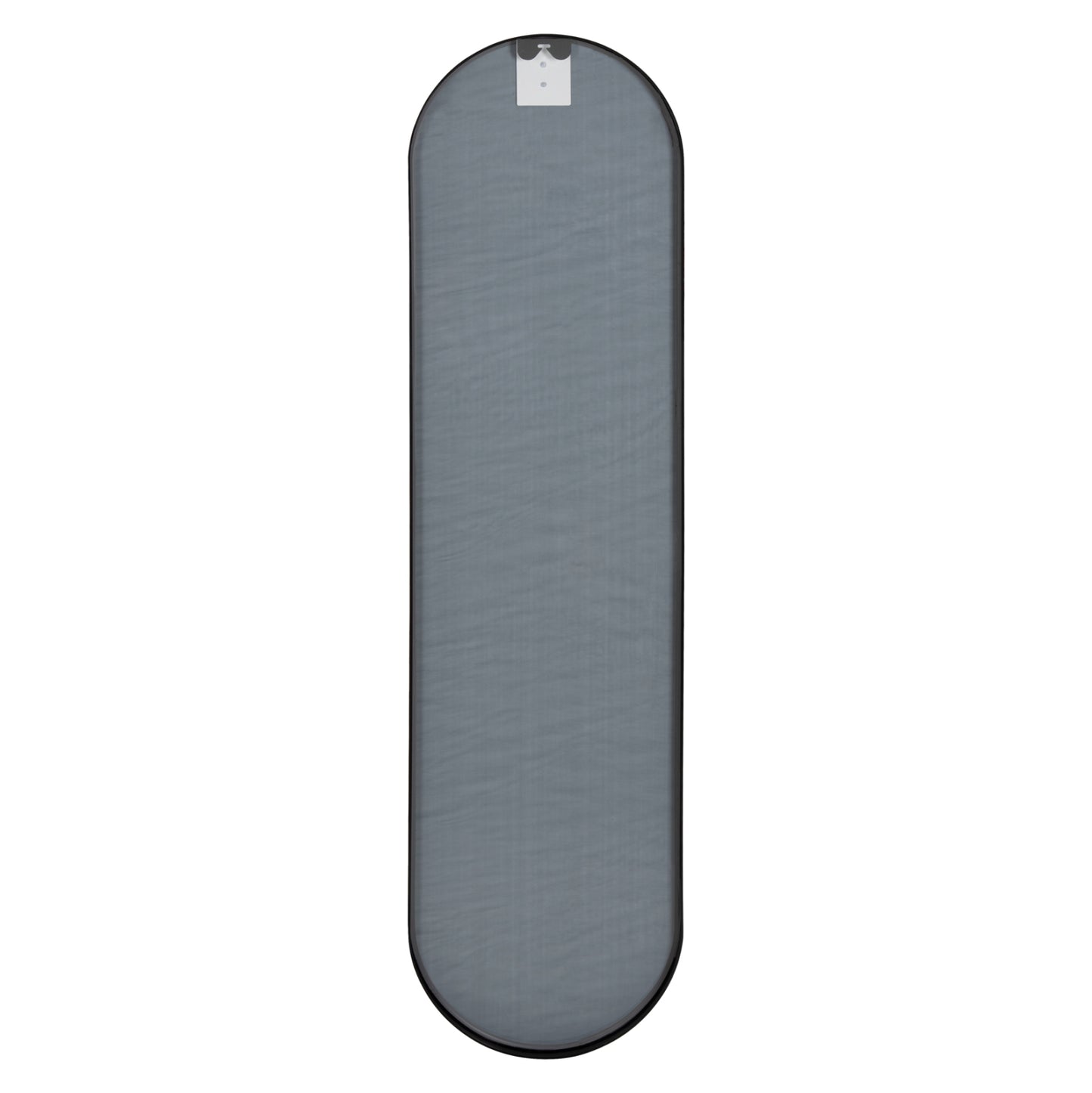 WALL MIRROR HM9581.01 TALL OVAL BLACK ALUMINUM FRAME 38,5x4x149Hcm.