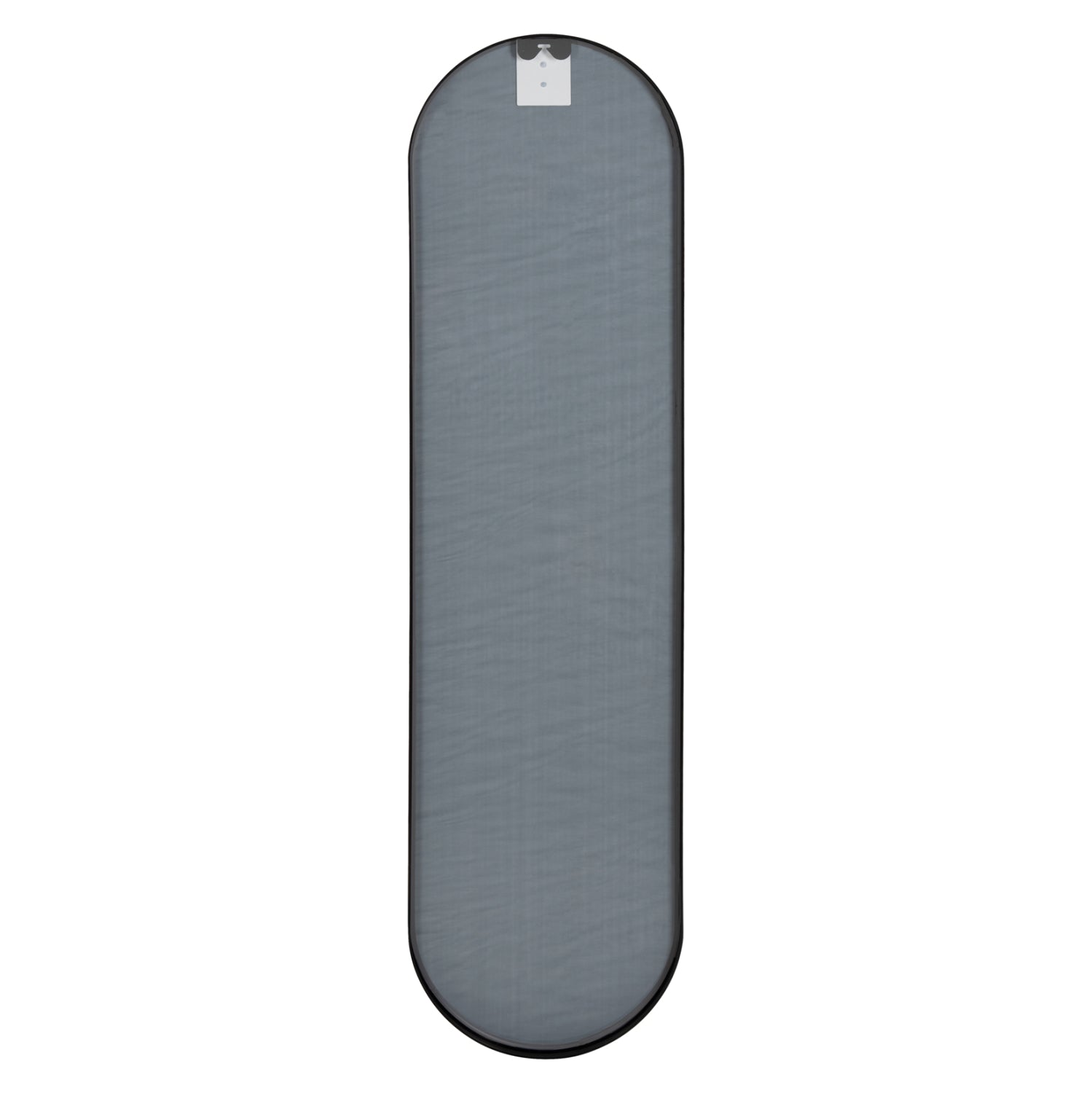 WALL MIRROR HM9581.01 TALL OVAL BLACK ALUMINUM FRAME 38,5x4x149Hcm.