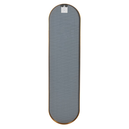 WALL MIRROR HM9581.30 TALL OVAL GOLD ALUMINUM FRAME 38,5x4x149Hcm.