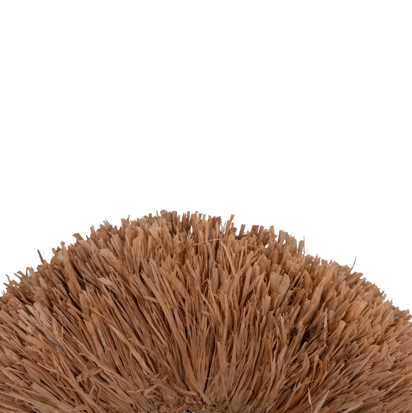 WALL MIRROR IN OVAL SHAPE HM4711 SISAL FIBERS FRAME IN NATURAL COLOR 95x60x15(thickness) cm.