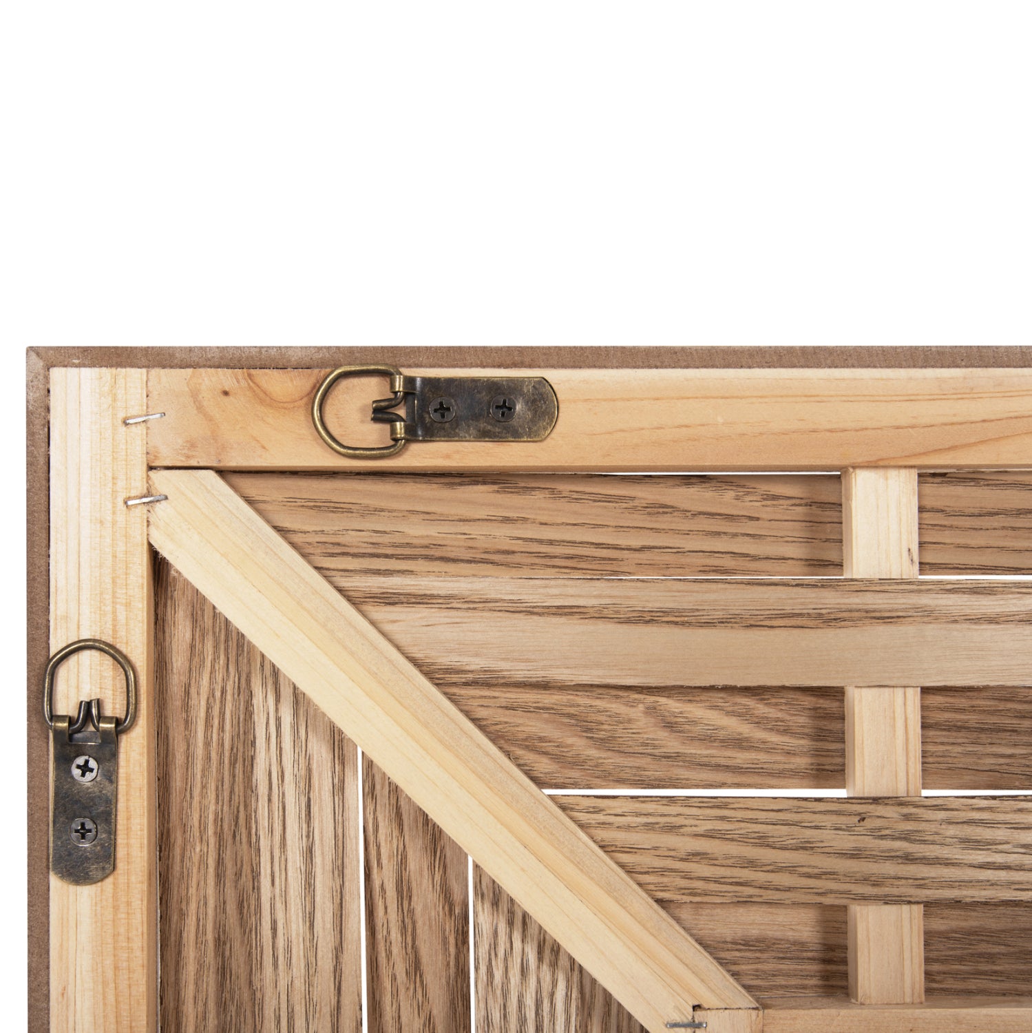 WALL MIRROR RECTANGULAR HM4225 BAMBOO IN OAK COLOR 120x2,5x80 cm.