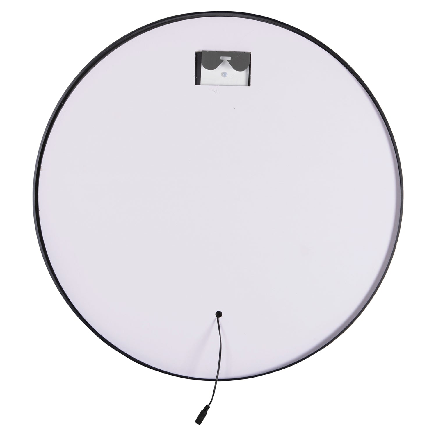 WALL MIRROR ROUND IMAGE HM9579.01 ALUMINUM IN BLACK-LED LIGHT Φ60x3cm.