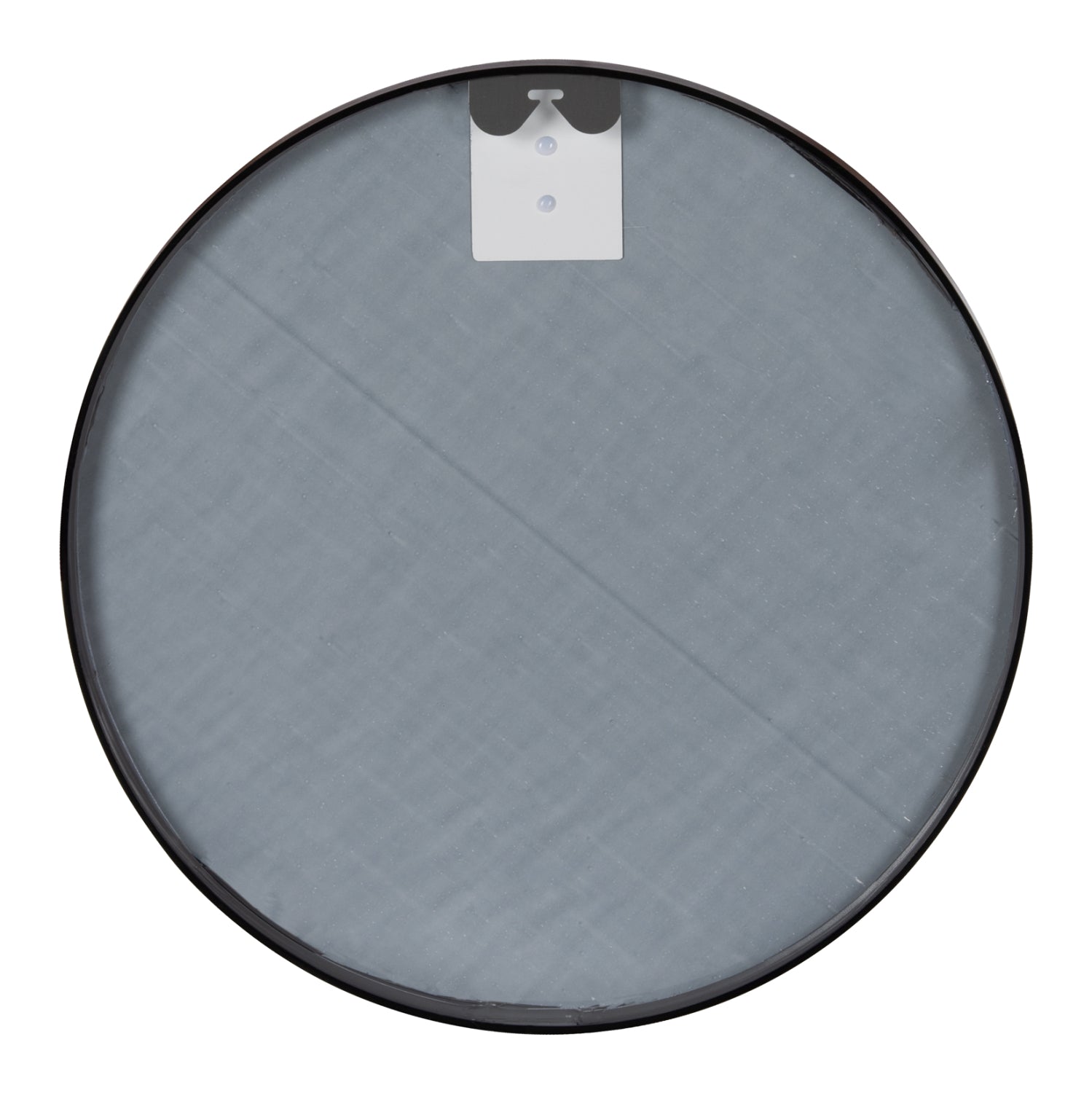 WALL MIRROR ROUND HM9582.01 ALUMINUM FRAME IN BLACK Φ50x3 cm.