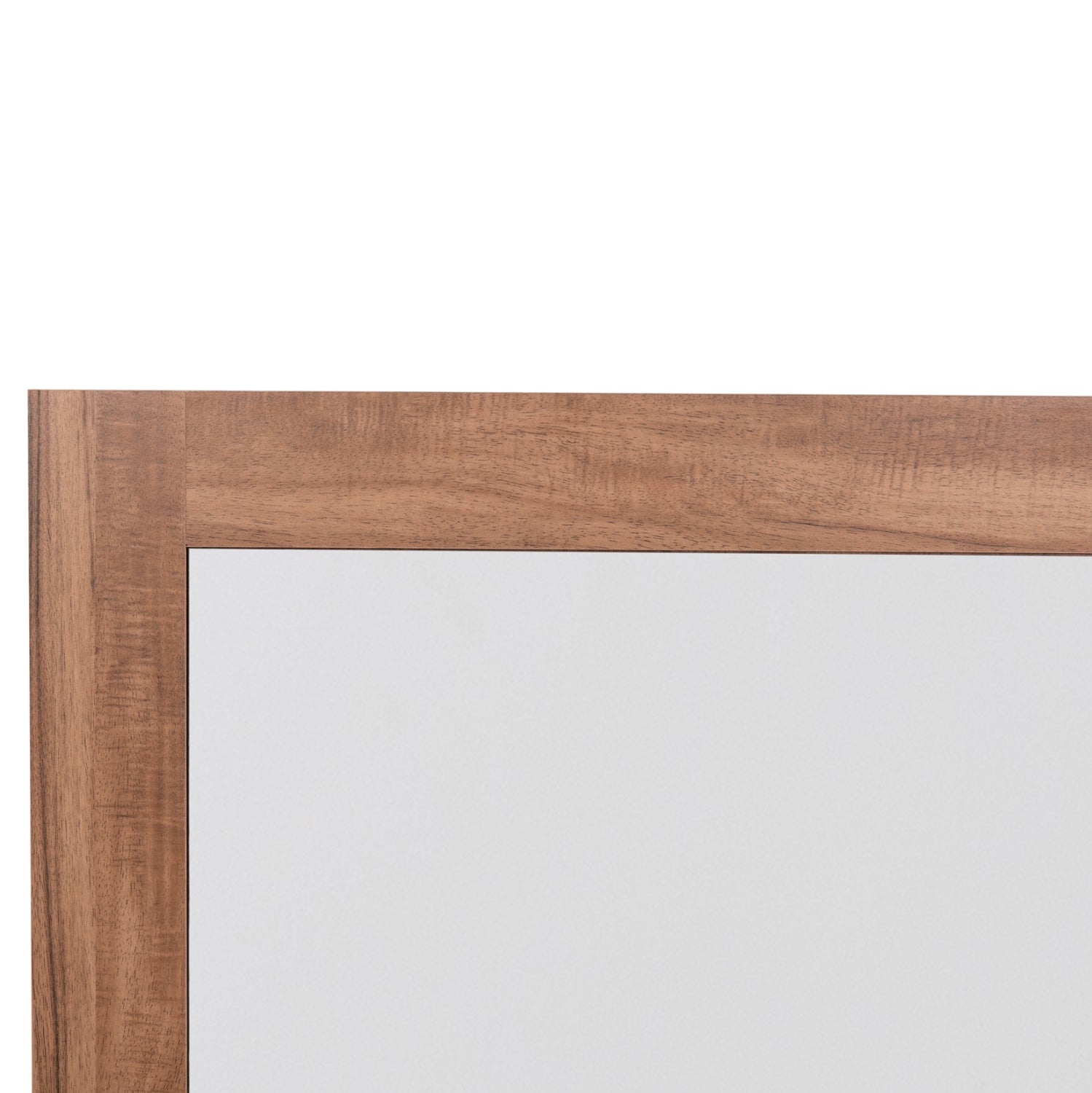 WALL MIRROR SQUARE SERIES HARRY HM4485.01 MELAMINE IN NATURAL WOOD COLOR 87x2(thickness)x87cm.