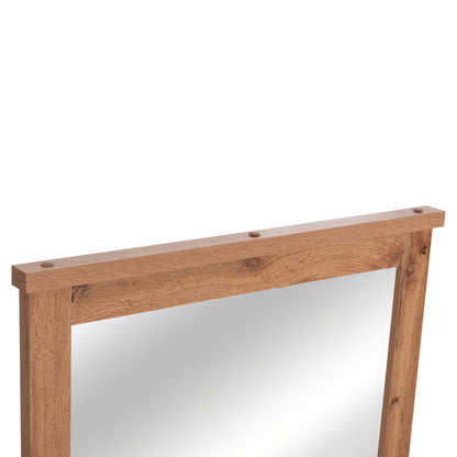 MIRROR CARYS HM314.12 MELAMINE IN NATURAL WOOD COLOR 73x4(thickness)x93Hcm.
