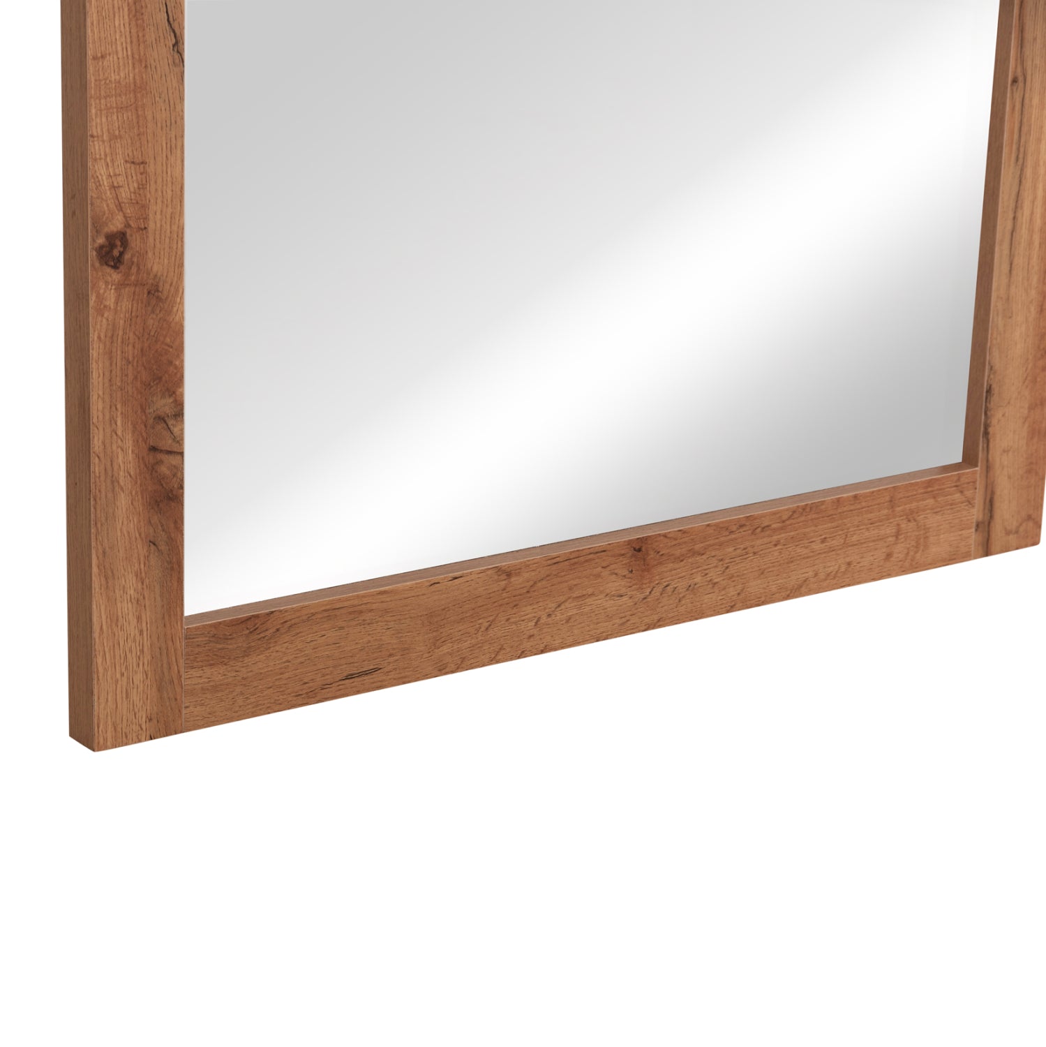 MIRROR CARYS HM314.12 MELAMINE IN NATURAL WOOD COLOR 73x4(thickness)x93Hcm.
