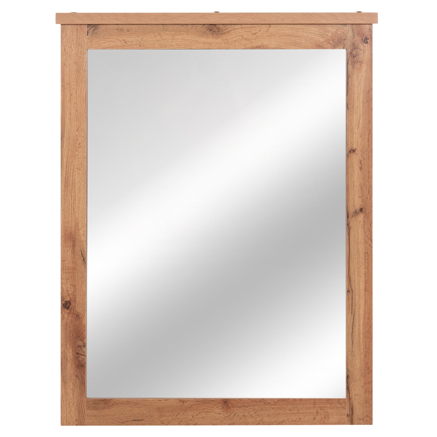 MIRROR CARYS HM314.12 MELAMINE IN NATURAL WOOD COLOR 73x4(thickness)x93Hcm.