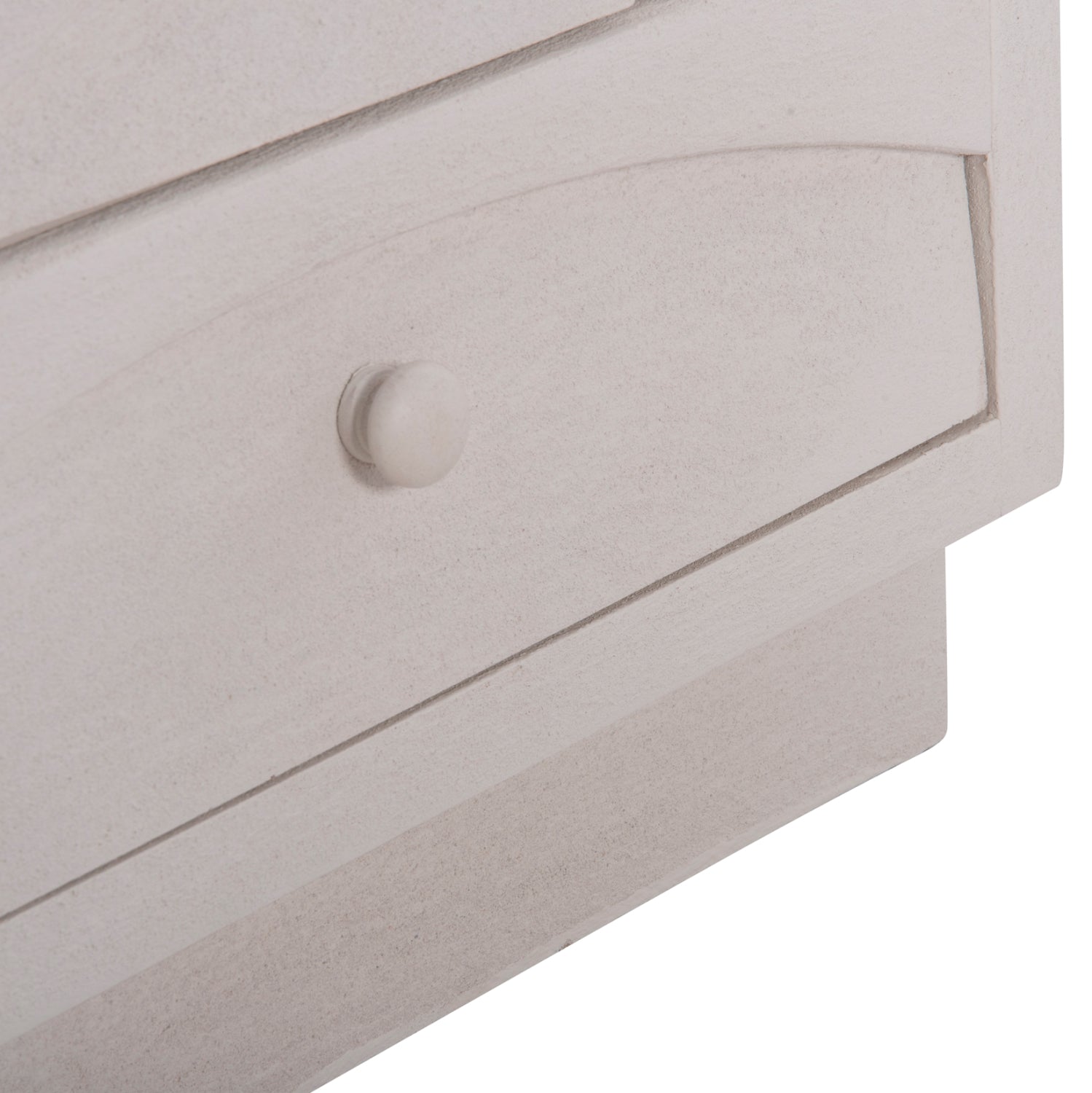 NIGHTSTAND SERIES SANTORINI HM18047 MDF IN OFF-WHITE COLOR-3 DRAWERS 48x38x55.5Hcm.