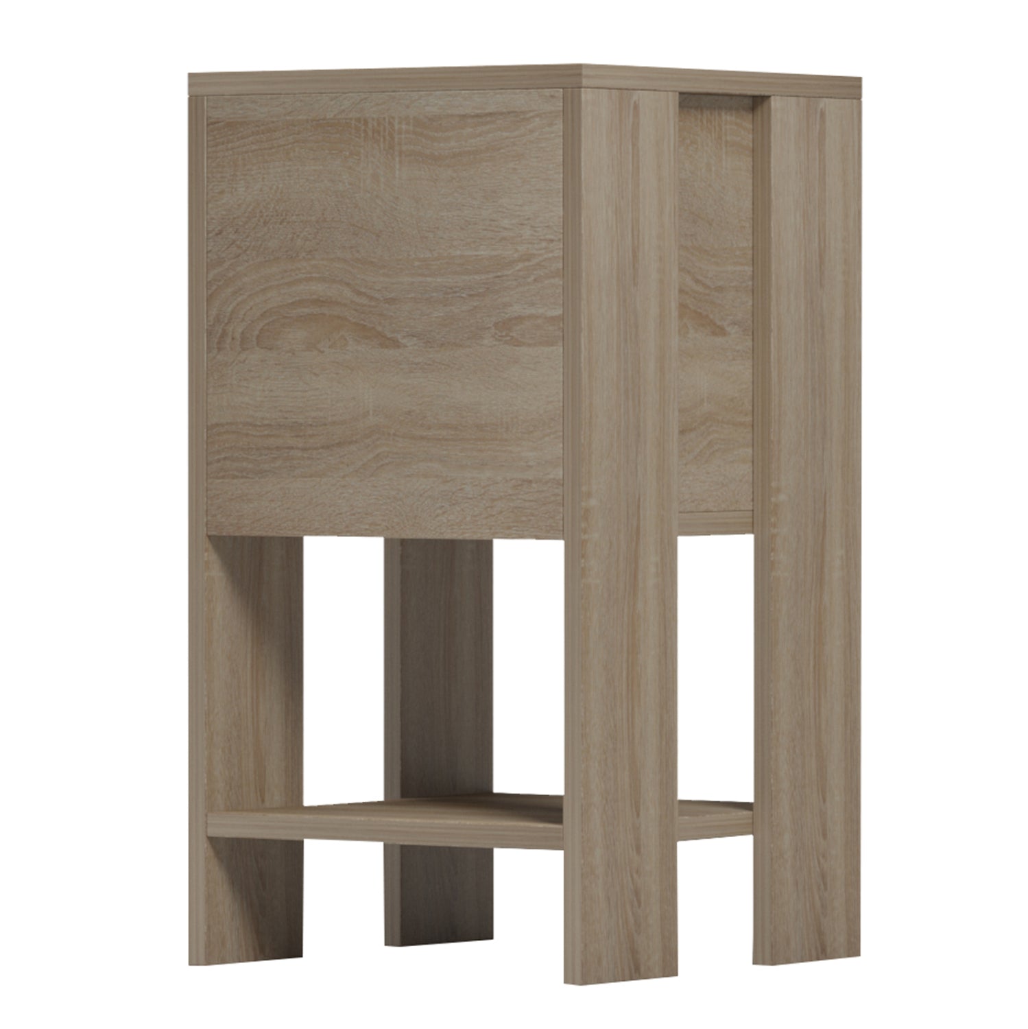 NIGHTSTAND ARGUS HM18378.01 MELAMINE IN SONAMA 30x30x55Hcm.