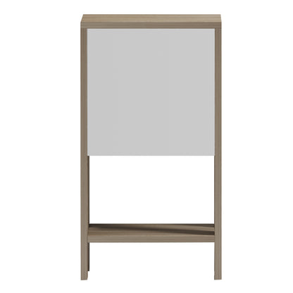 NIGHTSTAND ARGUS HM18378.11 MELAMINE IN WHITE/SONAMA 30x30x55Hcm.