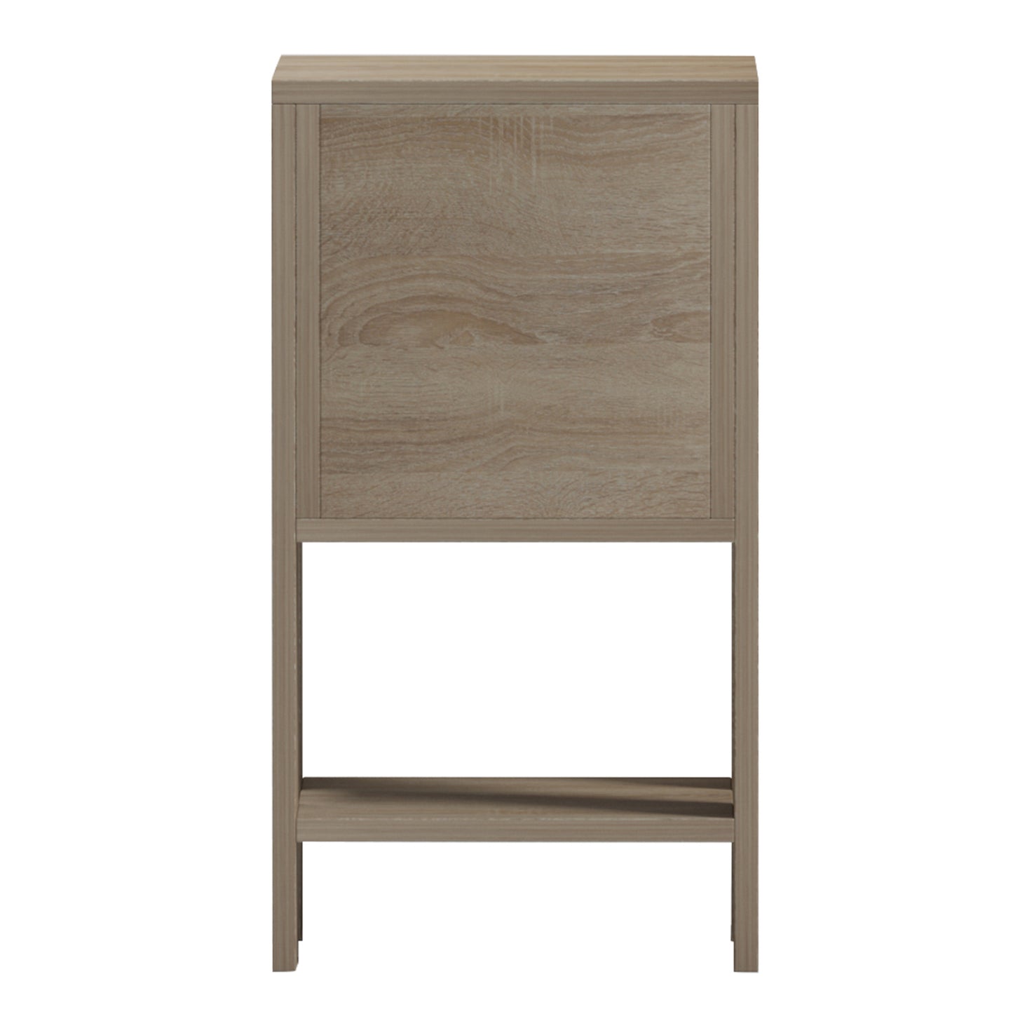 NIGHTSTAND ARGUS HM18378.11 MELAMINE IN WHITE/SONAMA 30x30x55Hcm.
