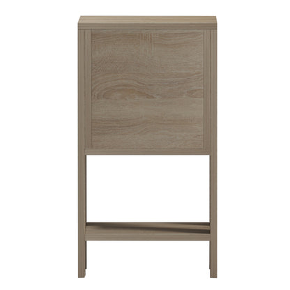 NIGHTSTAND ARGUS HM18378.11 MELAMINE IN WHITE/SONAMA 30x30x55Hcm.