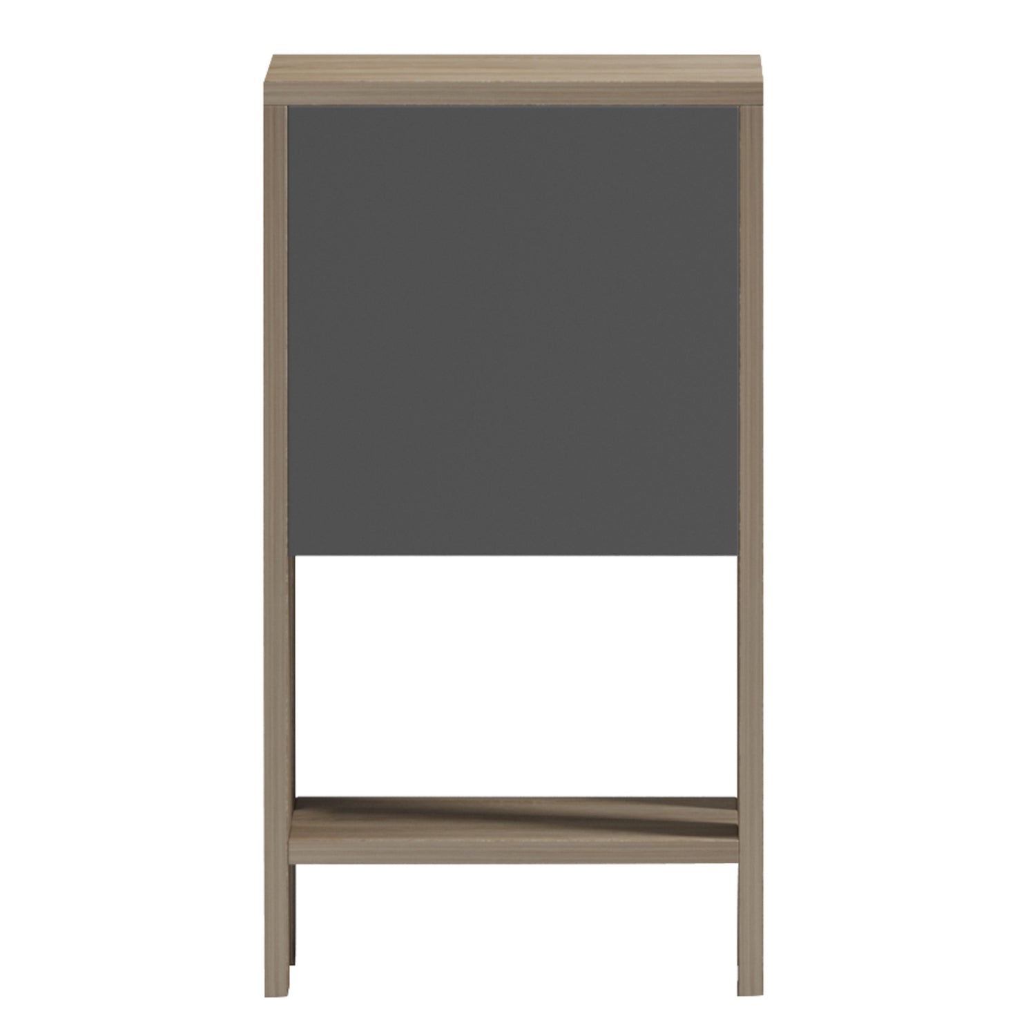 NIGHTSTAND ARGUS HM18378.13 MELAMINE IN SONAMA/GREY 30x30x55Hcm.