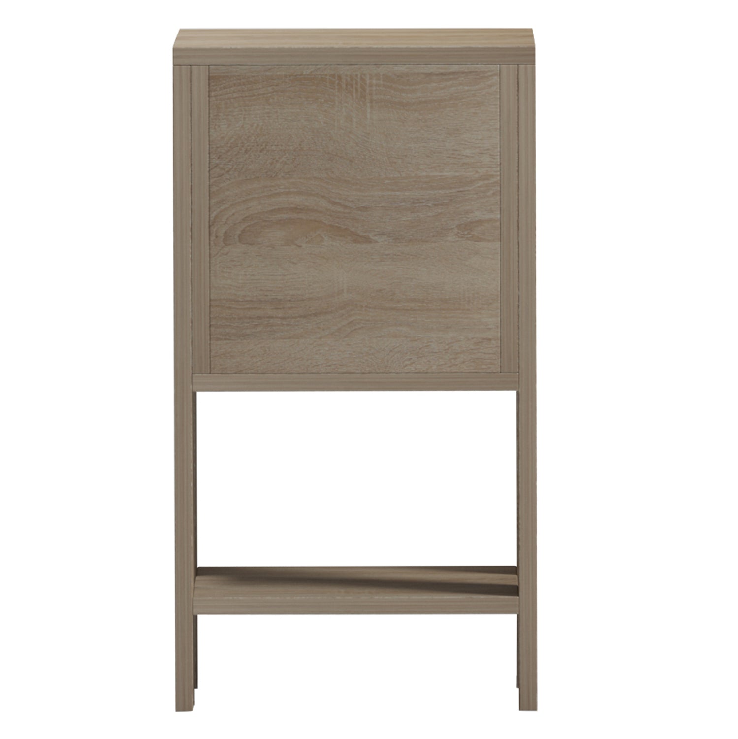NIGHTSTAND ARGUS HM18378.13 MELAMINE IN SONAMA/GREY 30x30x55Hcm.