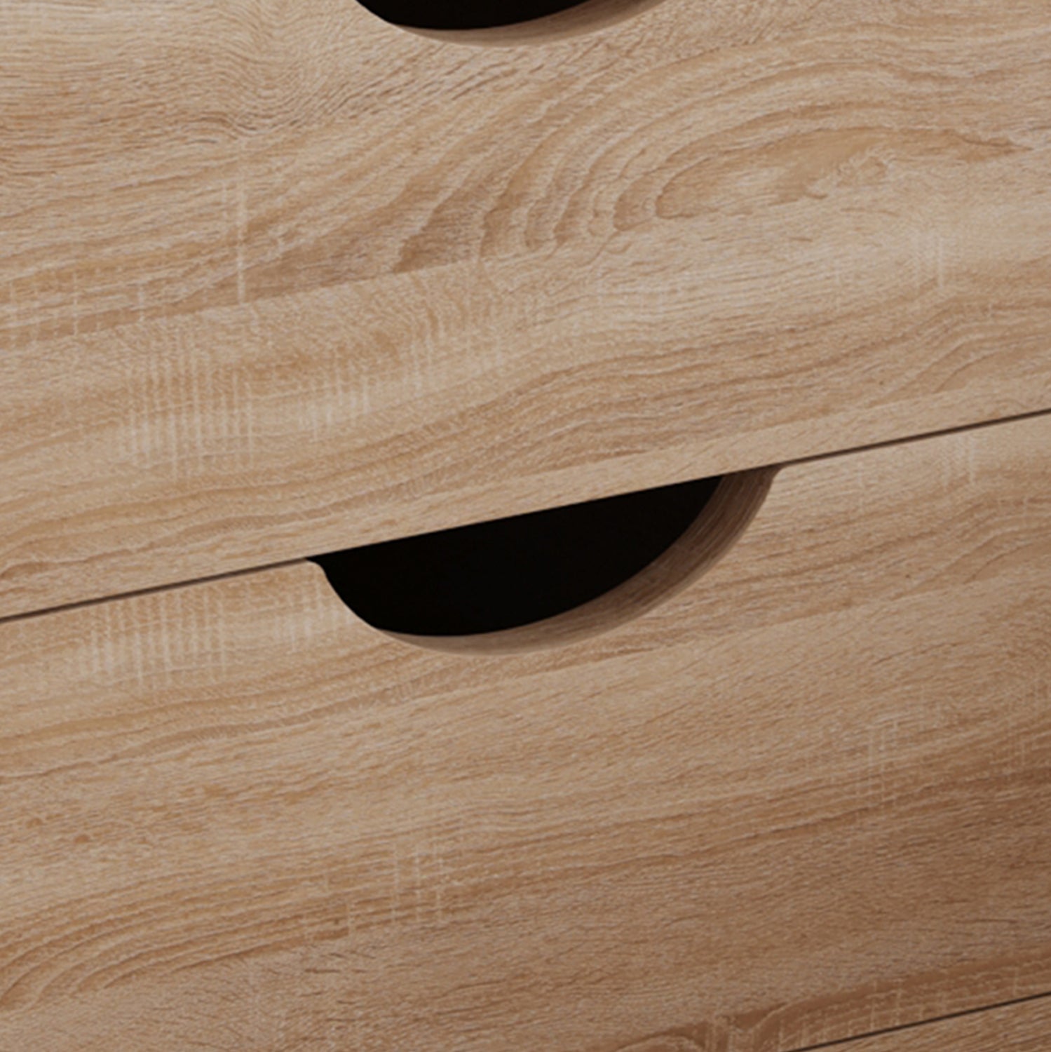 BEDSIDE STAND DINKL HM2472.01 MELAMINE-2 DRAWERS- SONAMA 29,7x29,7x45Hcm.