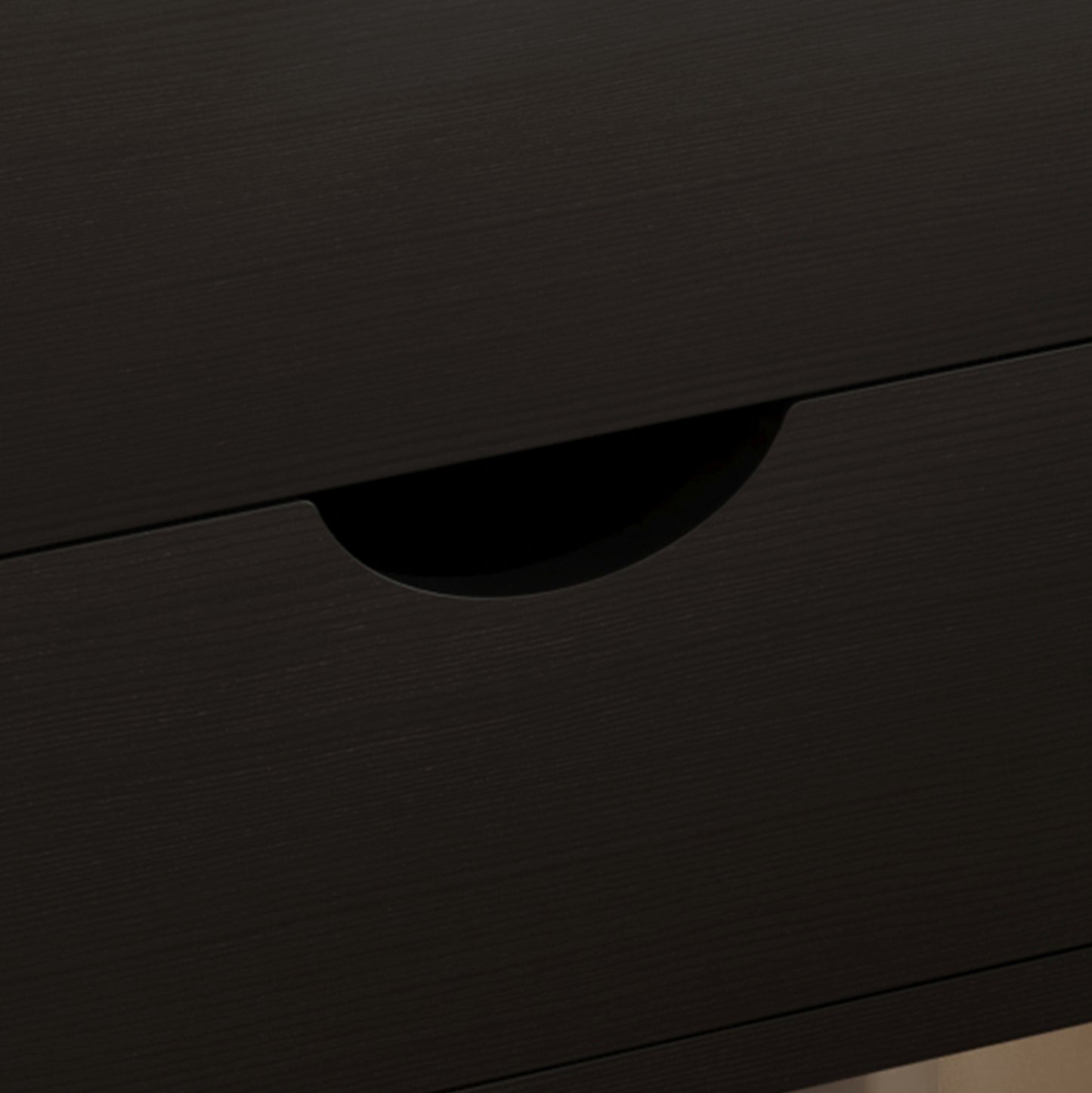 BEDSIDE STAND DINKL HM2472.02 MELAMINE-2 DRAWERS-WENGE 29.5x29.5x45Hcm.