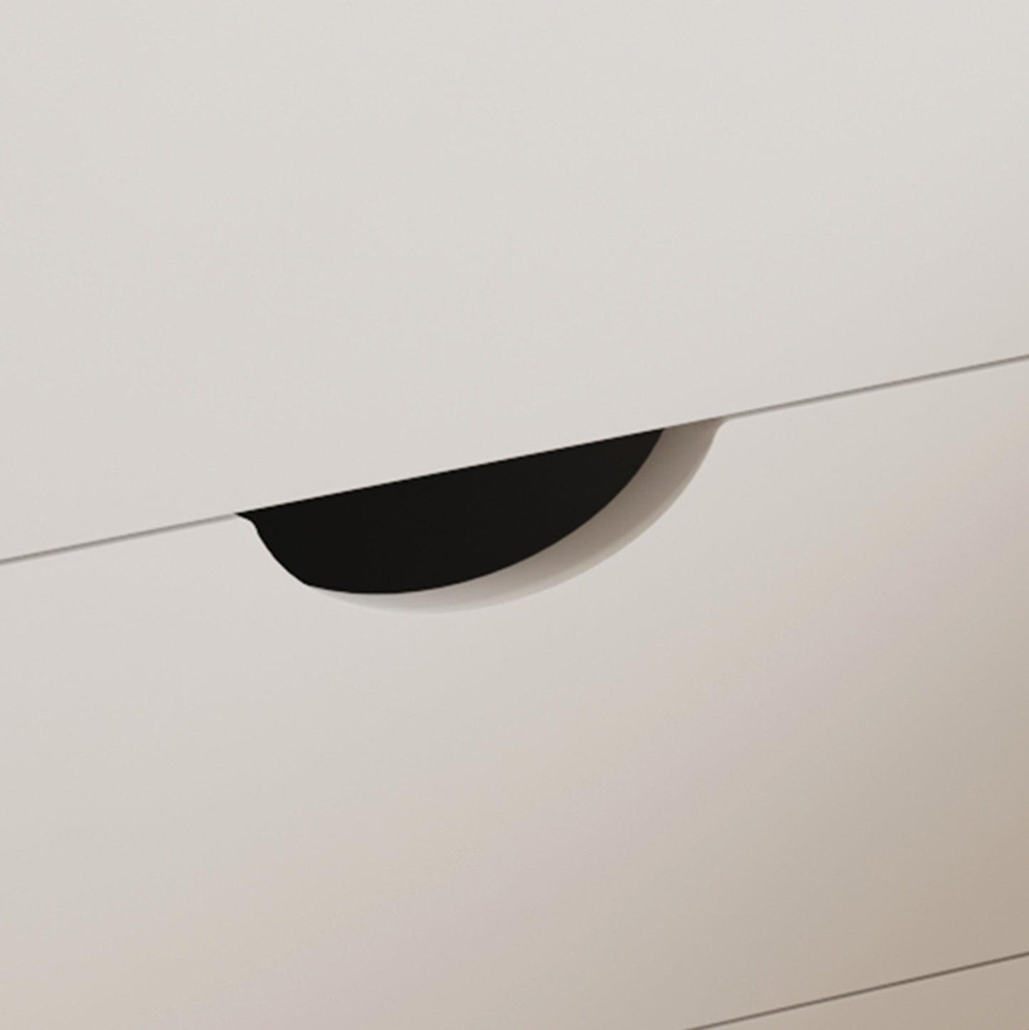 BEDSIDE STAND DINKL HM2472.03 MELAMINE-2 DRAWERS IN WHITE 29,7x29,7x45Hcm.