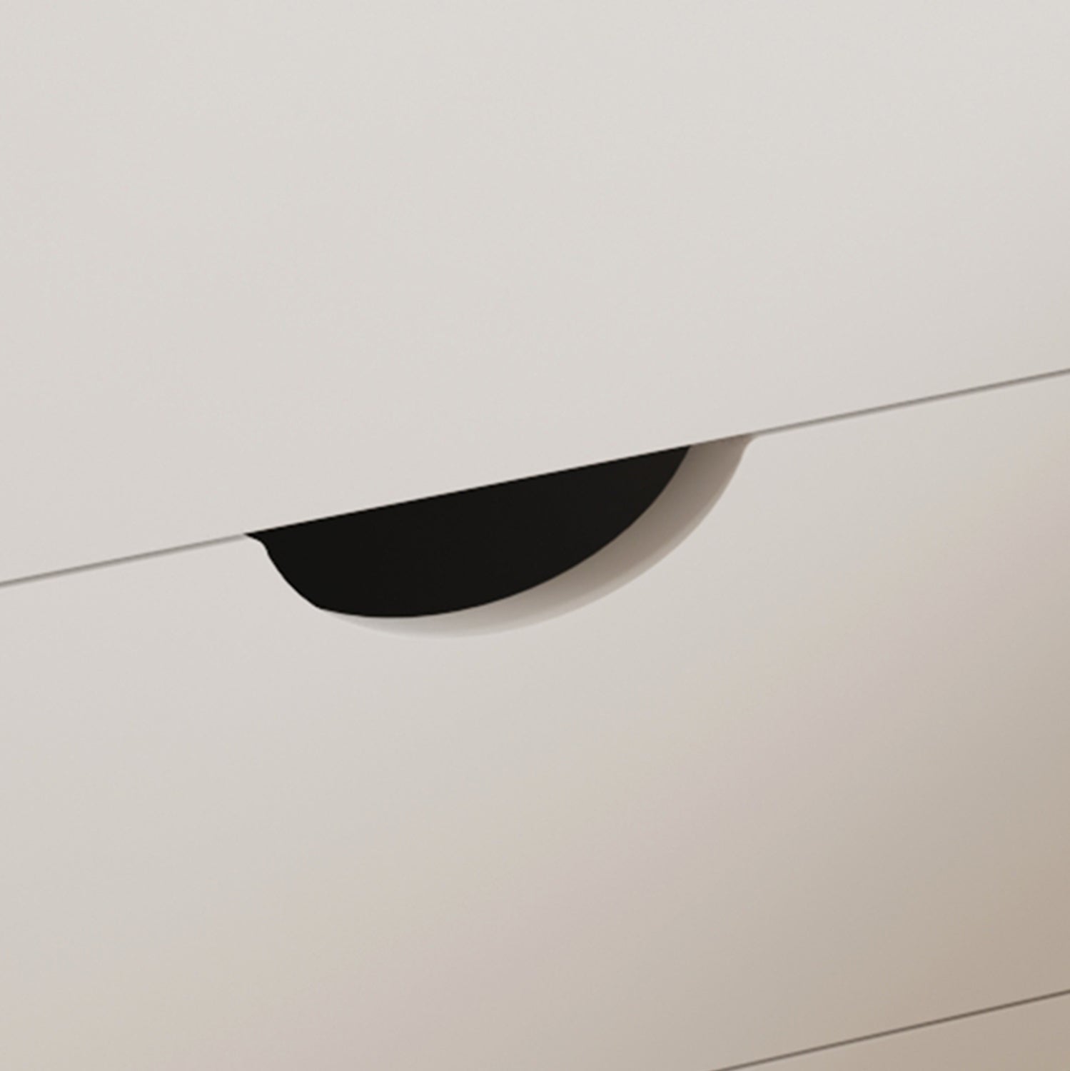 BEDSIDE STAND DINKL HM2472.03 MELAMINE-2 DRAWERS IN WHITE 29,7x29,7x45Hcm.