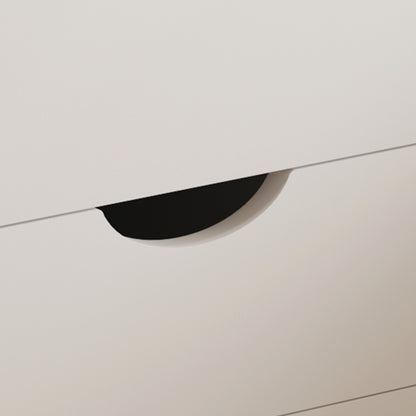 BEDSIDE STAND DINKL HM2472.03 MELAMINE-2 DRAWERS IN WHITE 29,7x29,7x45Hcm.