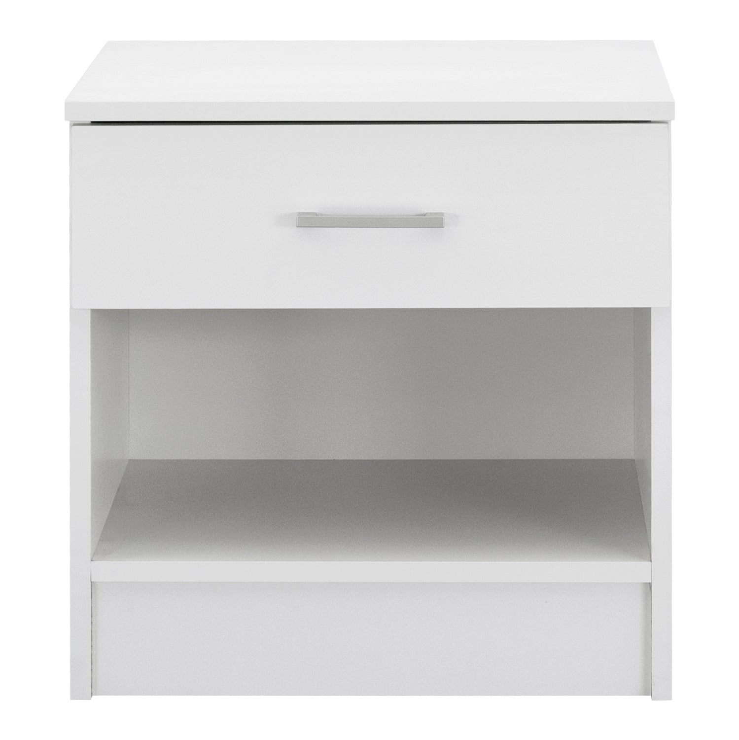 NIGHT STAND WITH 1 DRAWER IN WHITE HM2345.05 45x35,5x47 cm.