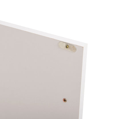 NIGHTSTAND MALORY HM2205.05 WHITE MELAMINE 40x40x50Hcm.