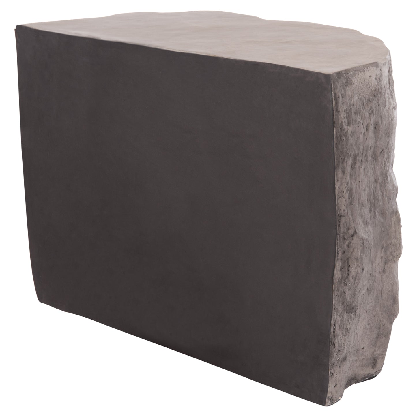 CONSOLE ROCK INTERON HM18152.03 FIBER CEMENT IN GREY--120x50x71Hcm.